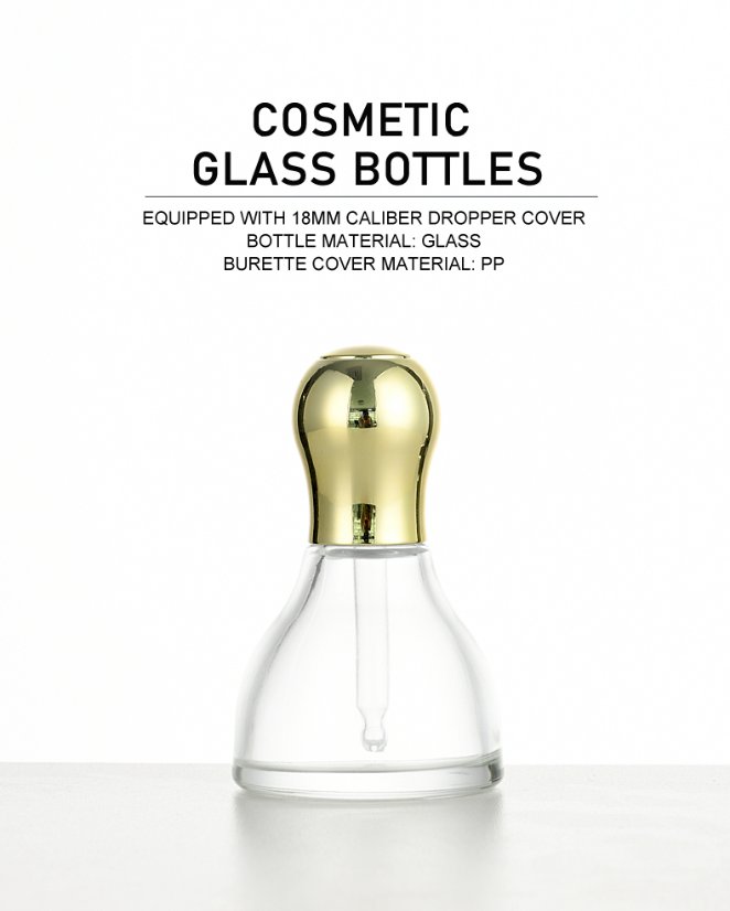 frasco cuentagotas 30ml Unique-Shaped Dropper Bottle – Trendy & Cute Design