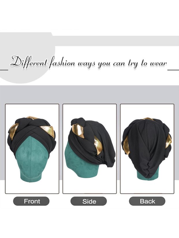 Gele African Gele Headwrap for Women | Dramatic Hand‑Braided Twist Braid for Special Occasions