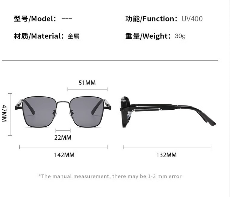 Punk-style sunglasses 8479