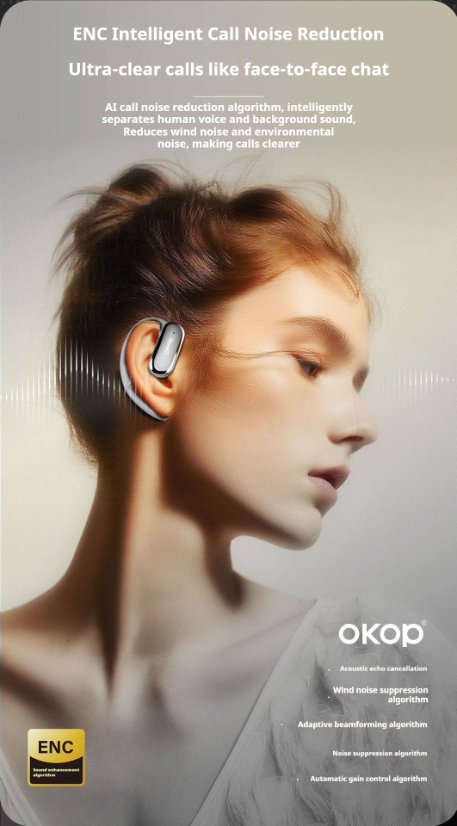 TWS Earbuds KP-213 Wireless Bluetooth Ear-Hook Earphones