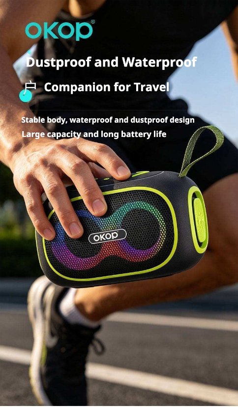 Portable Outdoor Bluetooth Speaker KP-854 Wireless Bluetooth Speaker