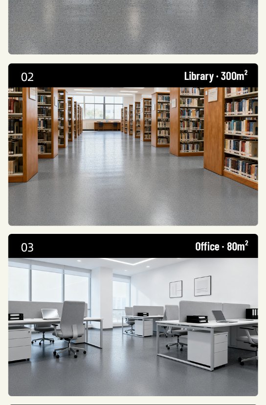 Solvent-free coatings Epoxy Colored-Sand Self-Leveling Flooring