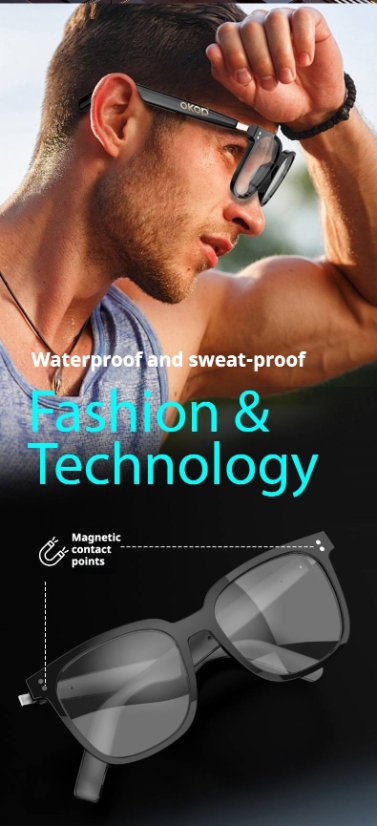 Smart glasses KP-Y102 Smart bluetooth grasses