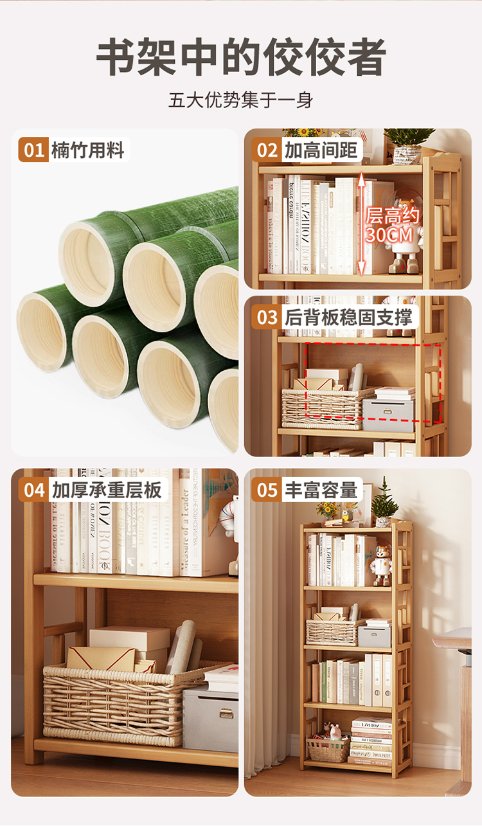 bookcase Vintage-Style Bookcase