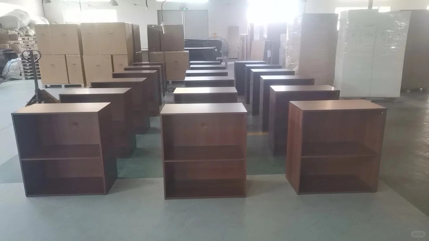 Melamine-faced, pre-finished cabinets  Low Cabinet