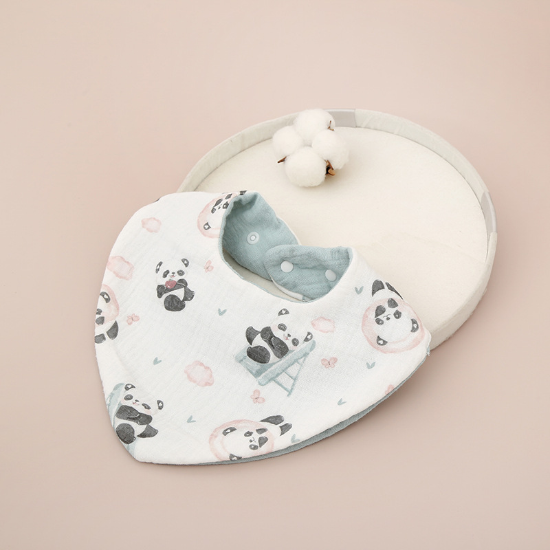 Muslin Bandanas Bibs 2 layer muslin bibs