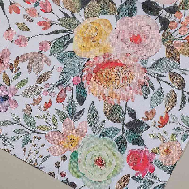 Natural Style Floral Series Napkins