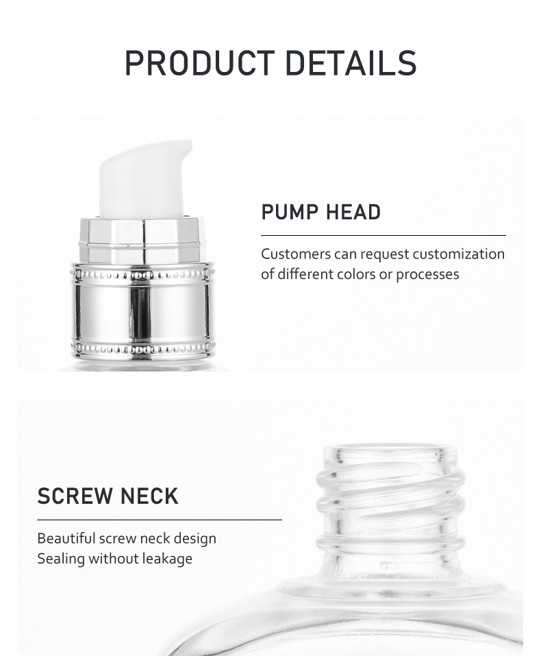 base de maquillaje líquida 30ml Premium Luxury Foundation Bottle