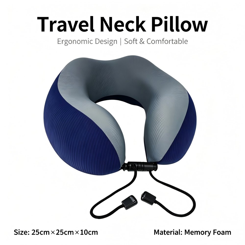 U-shaped pillow Business-Style Memory Foam U-Shaped Pillow