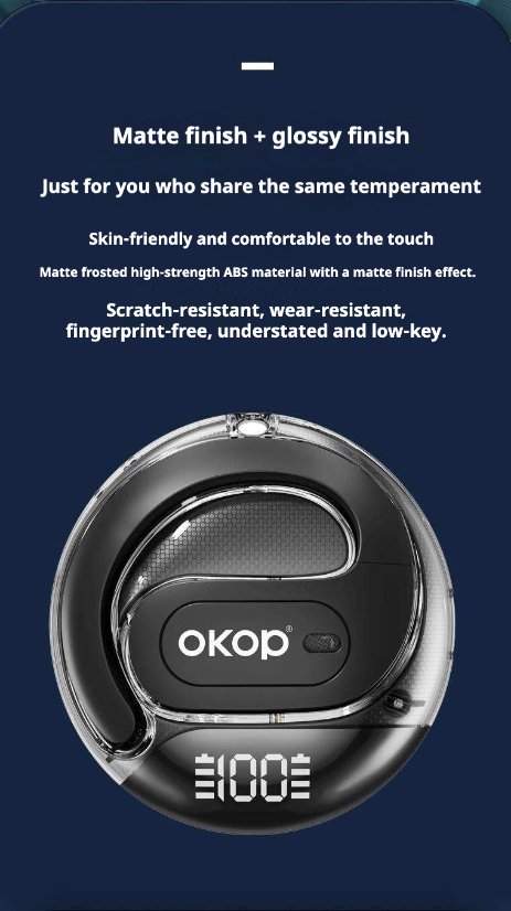 TWS Earbuds KP-207 Wireless Bluetooth OWS Ear-Hook Earphones