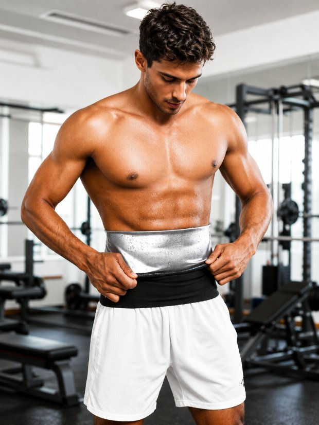 waist trimmer-tummy control trimmer Waist Trainer Trimmer Sweat Belt Band for Men Lower Belly Fat Sauna Slimming Belt Suit Workout