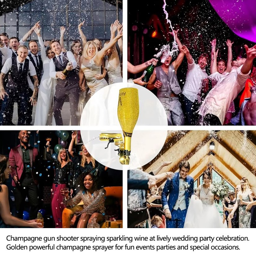 Festive & Party Supplies Champagne Gun Shooter