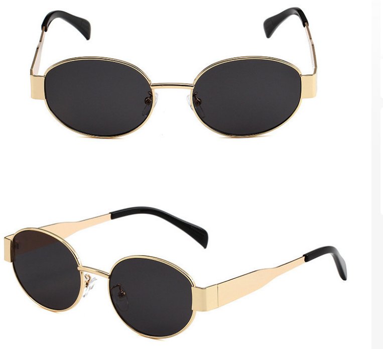 Metallic Fashion Sunglasses 2301