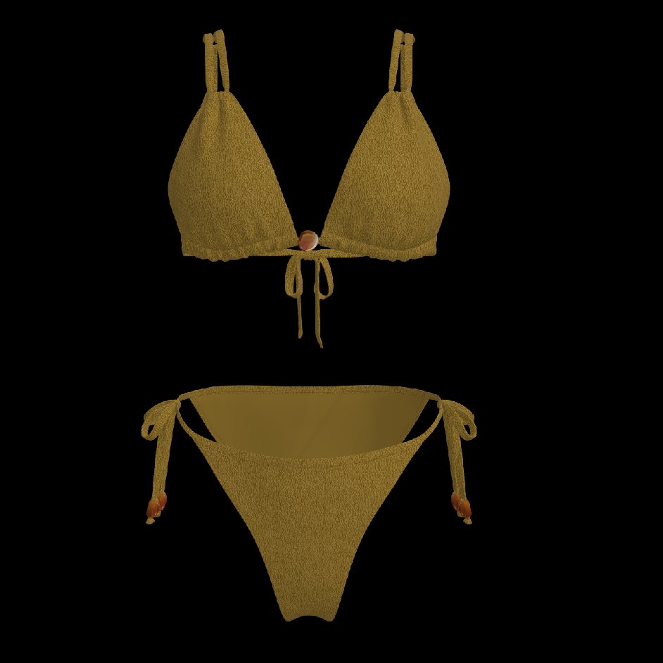 Bikini Collection Vintage-inspired vacation-style triangle bikini