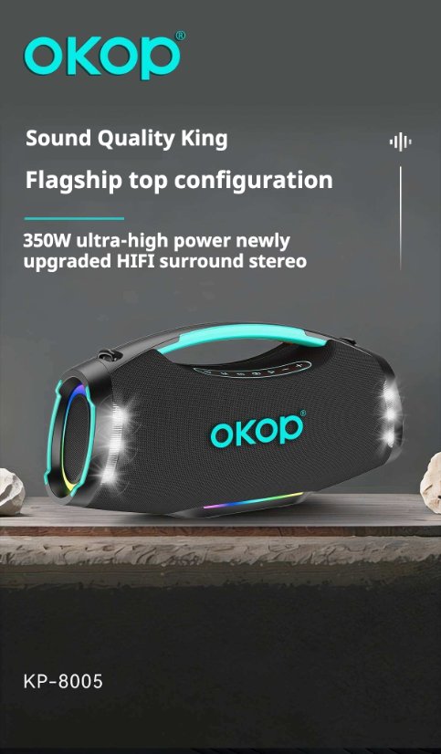 Portable Outdoor Bluetooth Speaker KP-8005 Wireless Bluetooth Speaker