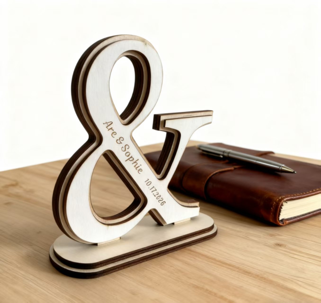Wedding Supplies Wooden Wedding Supplies Desktop Letter Ornament