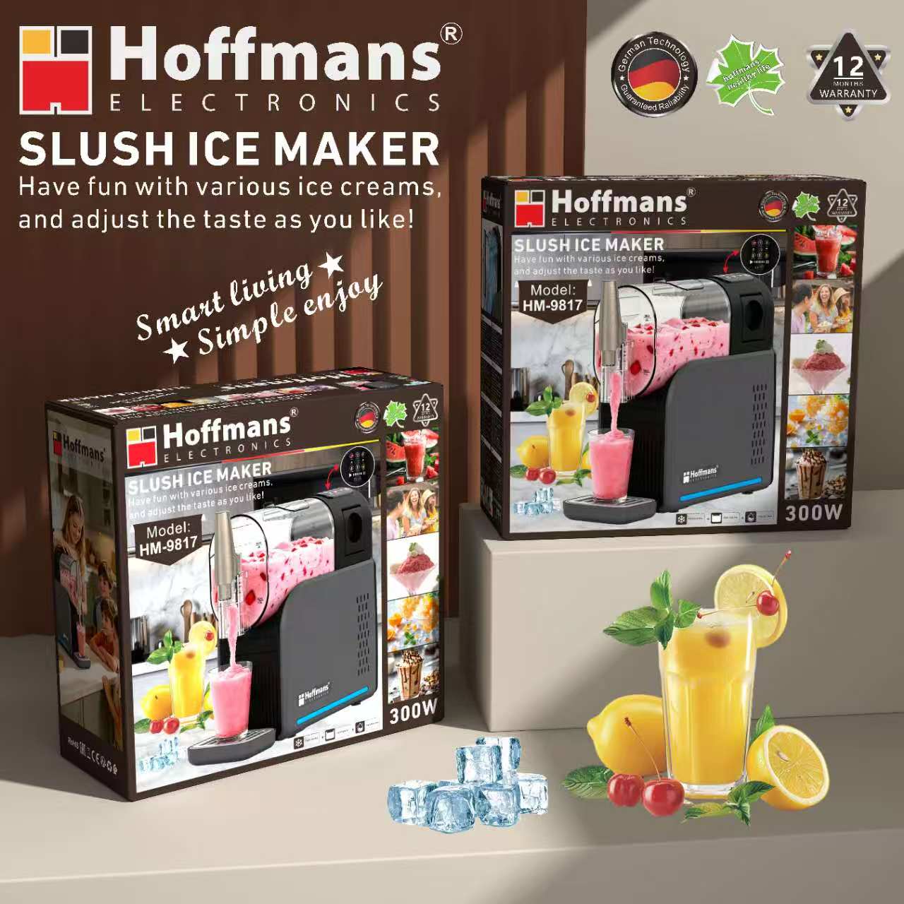 Ice Makers & Slush Machines Smoothie / Ice Shaver Machine HM-9817