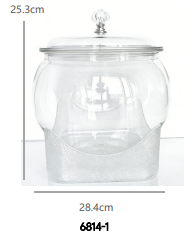 Square-bottom sealed jar Square‑Bottom Airtight Jar 6811‑1 Series