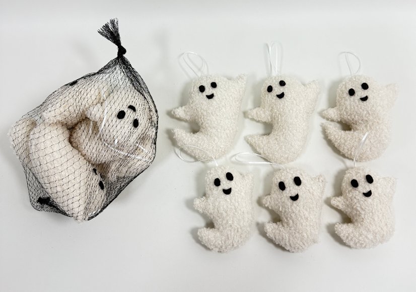 Ghost-shaped ornament Plush Ghost Hanging Ornament