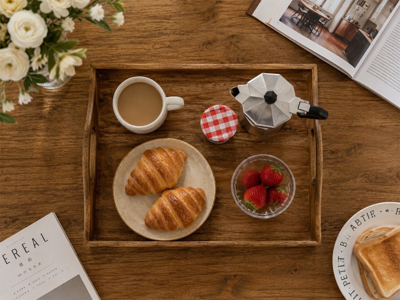 Handle Tray Solid Wood Handle Tray Set | Custom Sizes Available