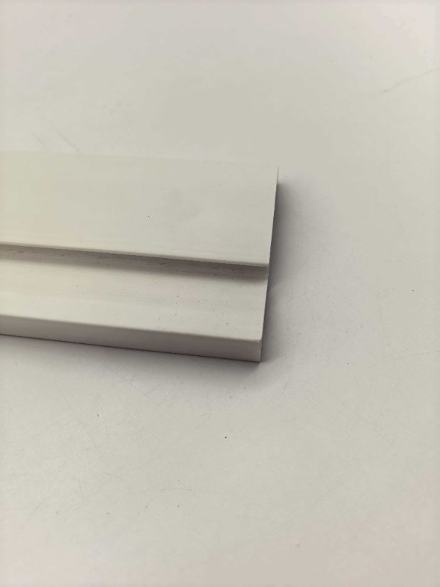 skirting PS Single Groove 3D Concave-Convex Wall Panel, White Decorative Slat