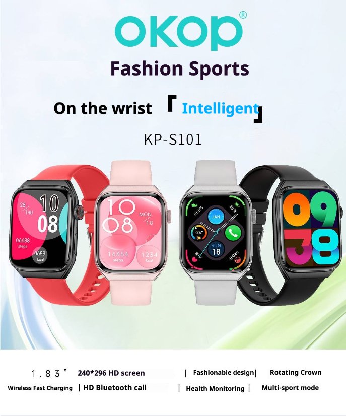 Smartwatch KP-S101 Smart Sports Bluetooth Watch