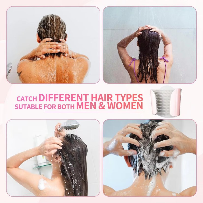 Household Cleaning Tools & Accessories Shower Wall Hair Catcher