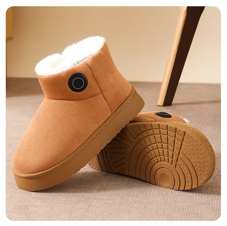 House shoes Electric heated slippers for home use