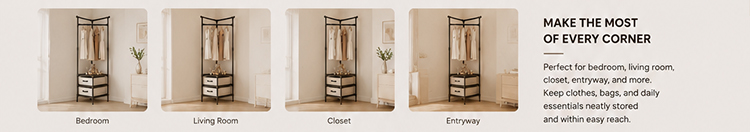Corner Coat Rack Corner Coat Rack