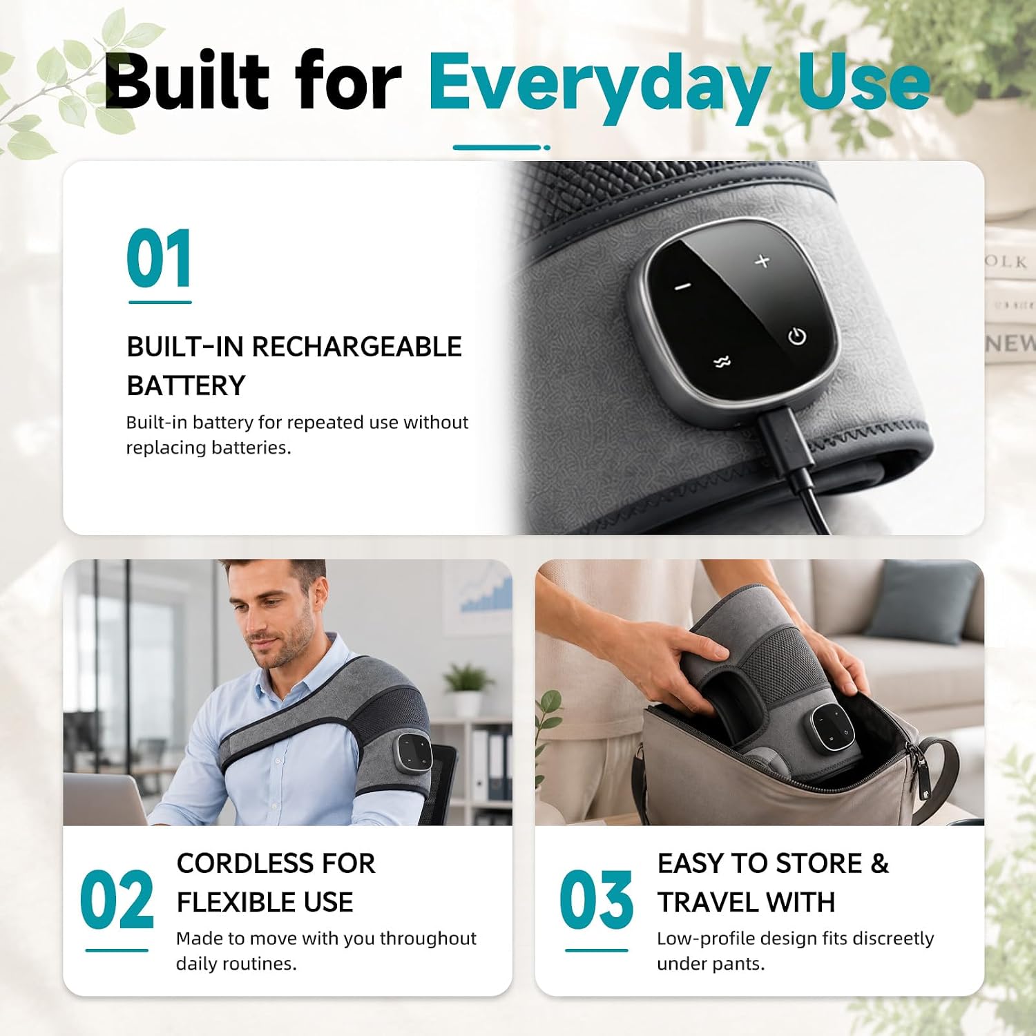 Shoulder Massager Triple Method Shoulder Massager