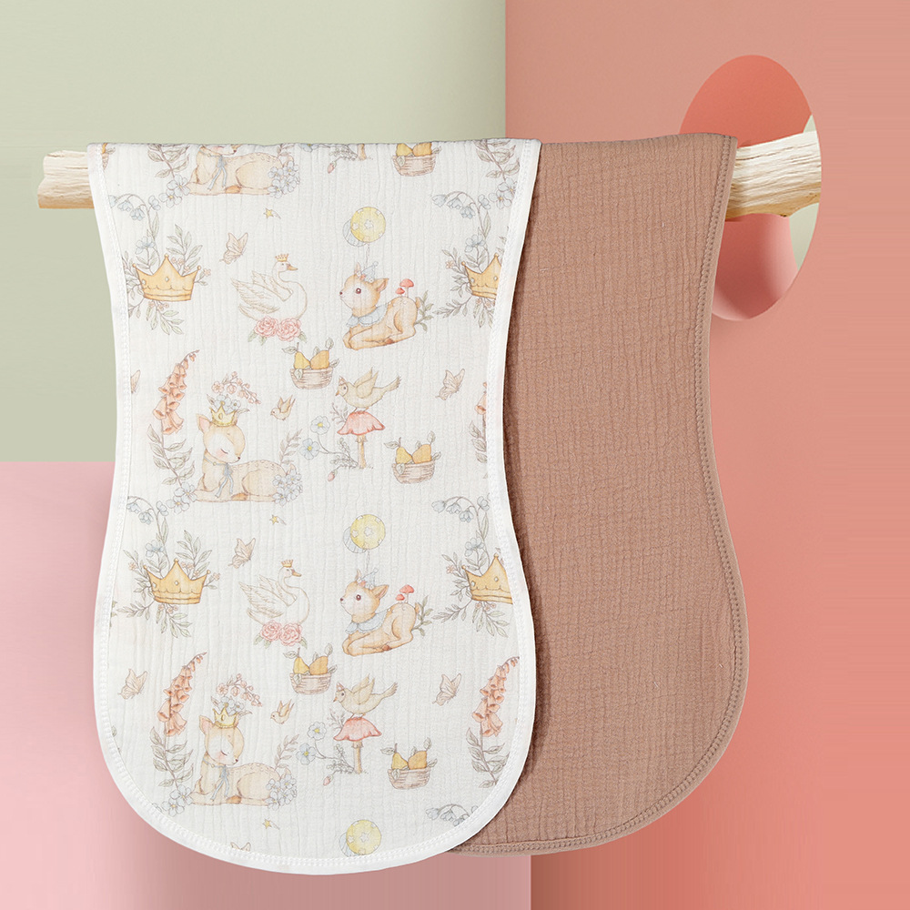 Baby Burp Cloths 4 layer muslin burp cloth
