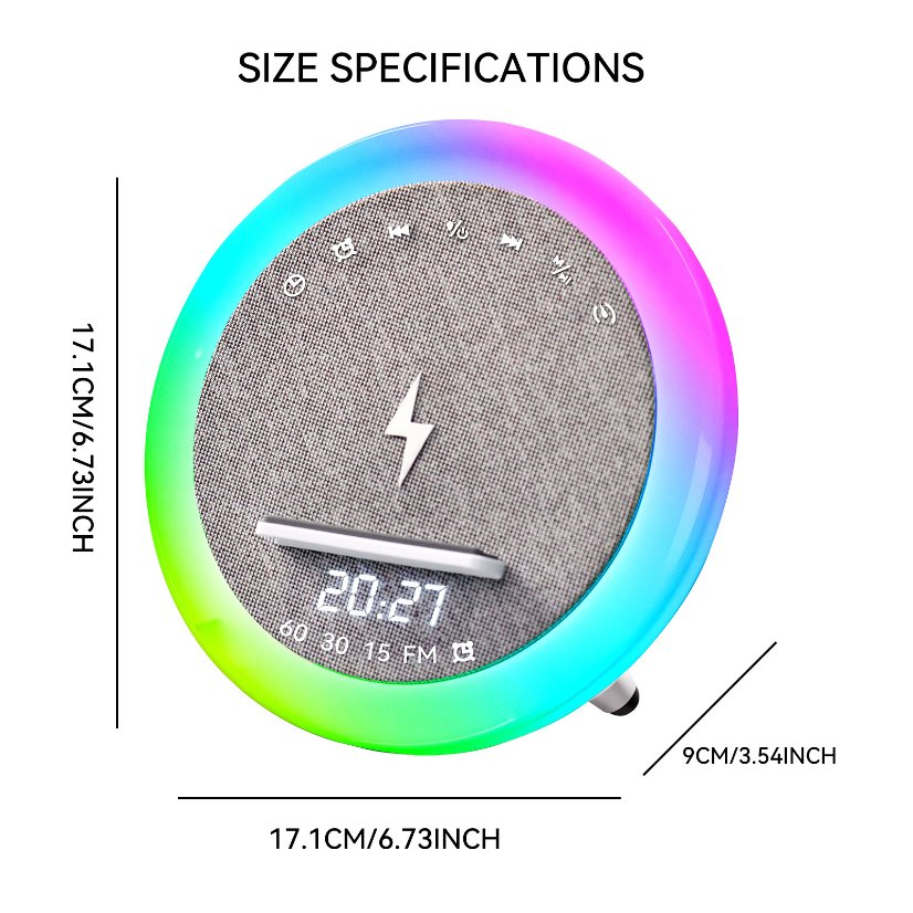 Wireless Charging Bluetooth Speaker KP-577 Wireless Bluetooth Speaker
