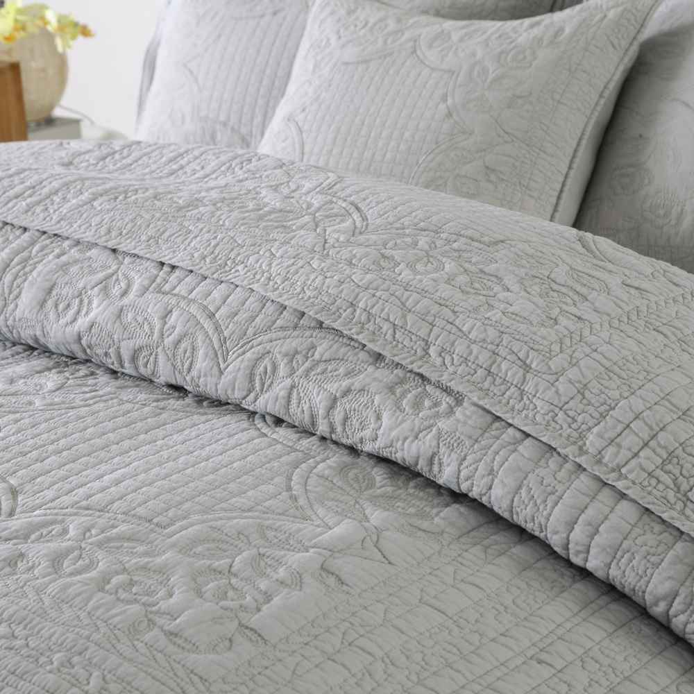 3-Piece Sets Encrypted Quilting Quilt Set Square Flower