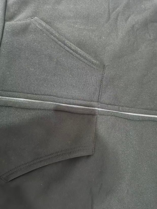 Men's Zip-Up Hoodie Double-Hood Masked Zip-Up Hoodie