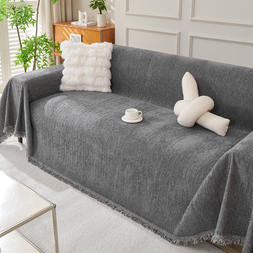 Waterproof Sofa Covers Solid Color Sofa Throw