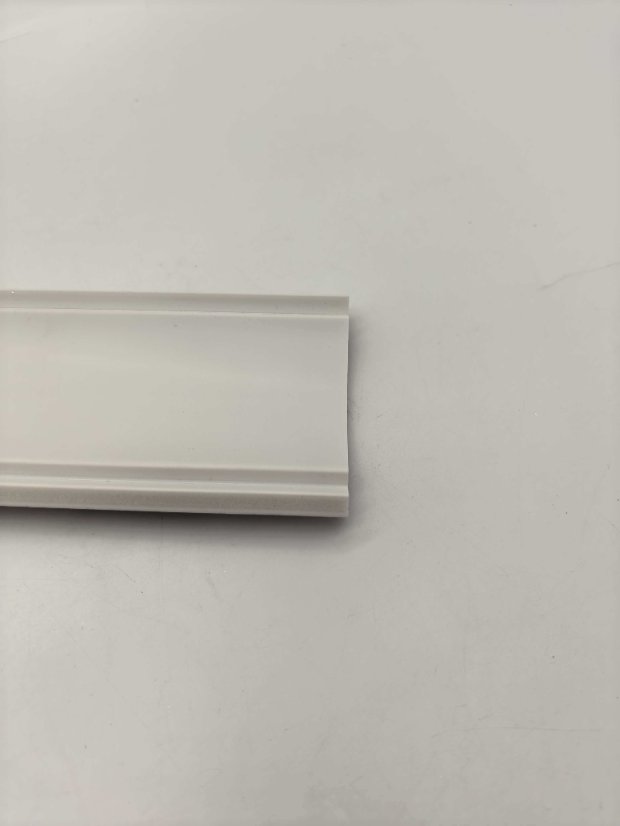 cornice PS Double Vertical Groove Double Interlock Wall Panel, Simple White Splicing Wall Slat