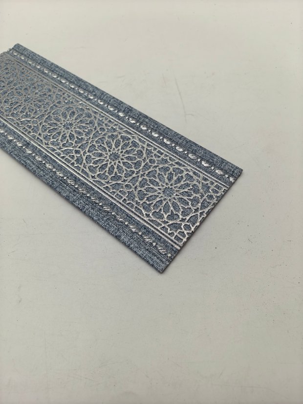 decor line PS Islamic Geometric Embossed Molding, Rope Border Gold & Silver Frame Trim