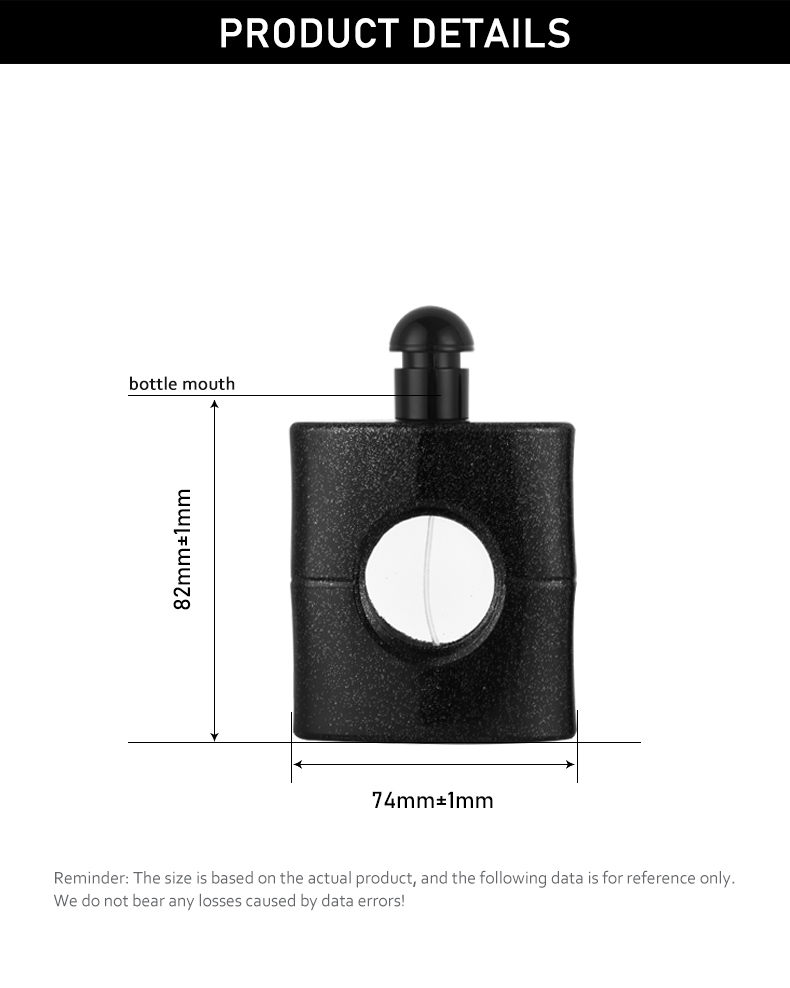 frasco de perfume 50ml / 80ml Perfume Bottle – Unique & Modern Design