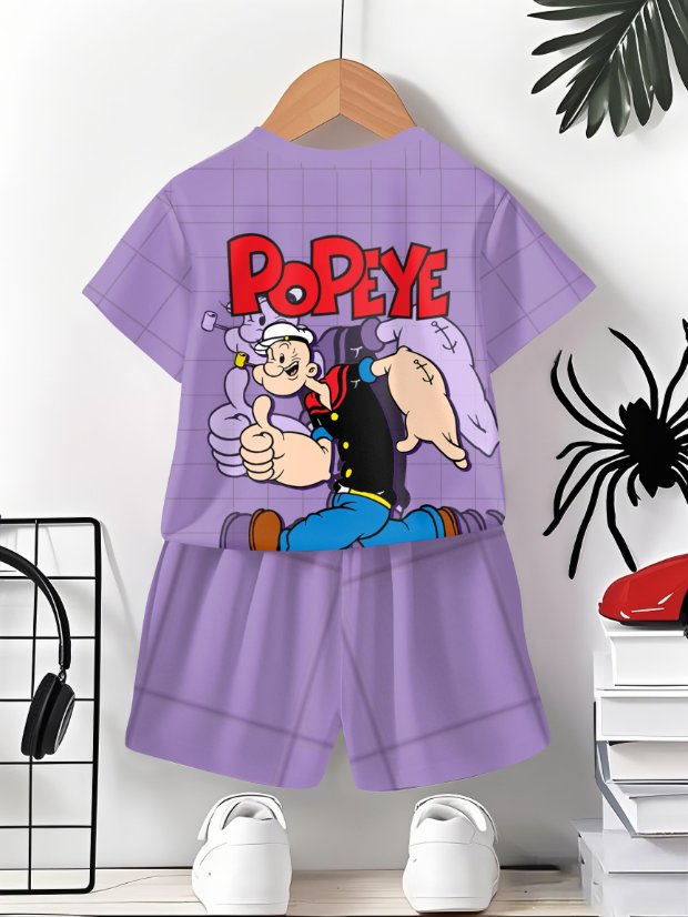 Older Kids' T-Shirt Set Big Kids' T-Shirt + Shorts Set