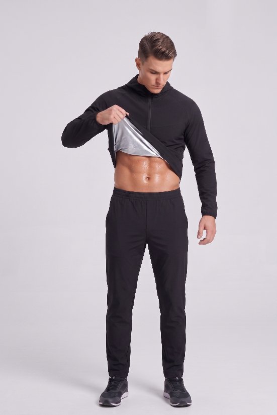 Activewear Men's Sweat-Enhancing Hoodie Set