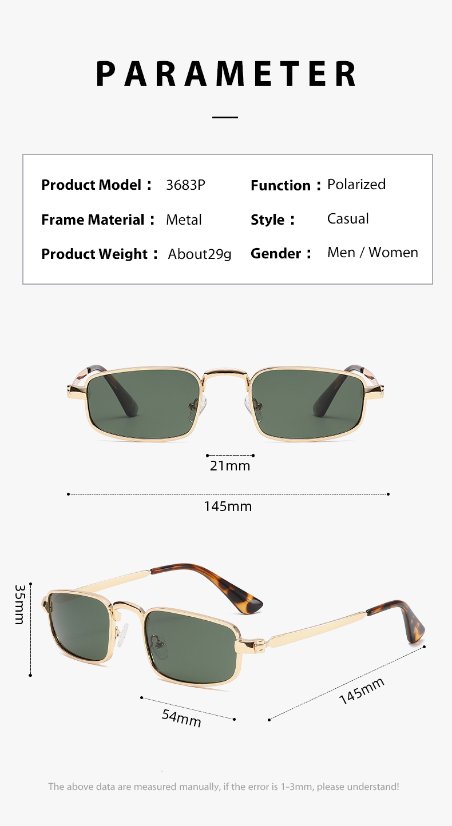 Casual Sunglasses 3683 Polarized Sunglasses
