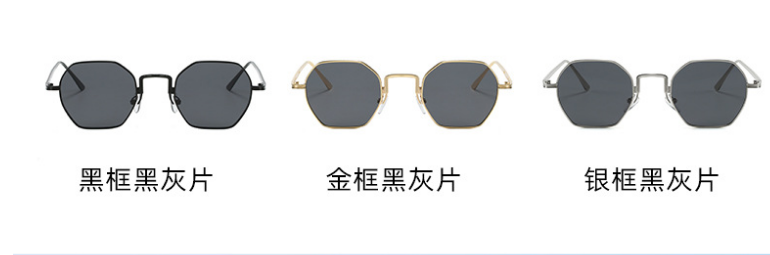 Metallic Fashion Sunglasses 2113