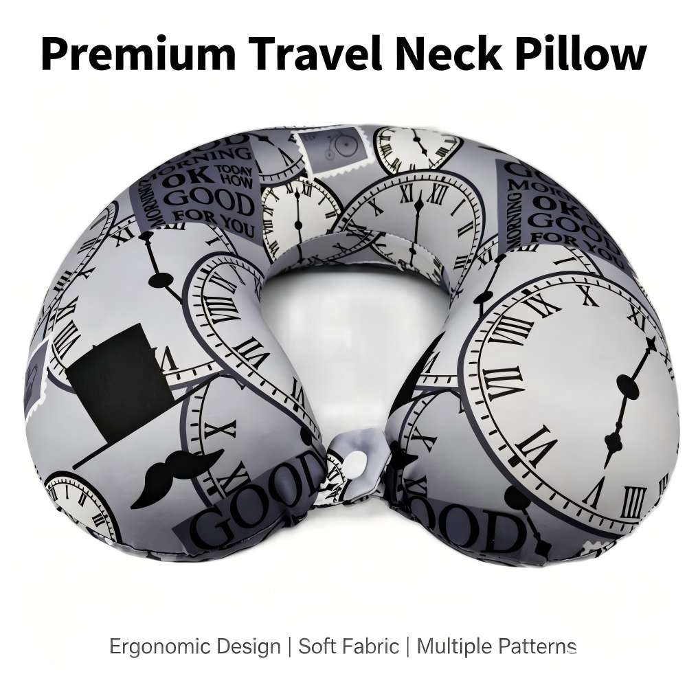U-shaped pillow Printed Memory Foam U-Shaped Pillow