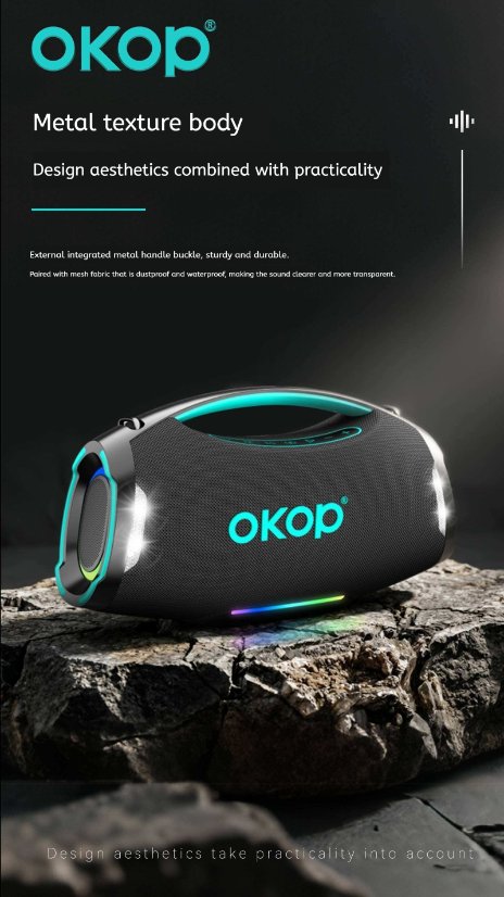 Portable Outdoor Bluetooth Speaker KP-8010 Wireless Bluetooth Speaker
