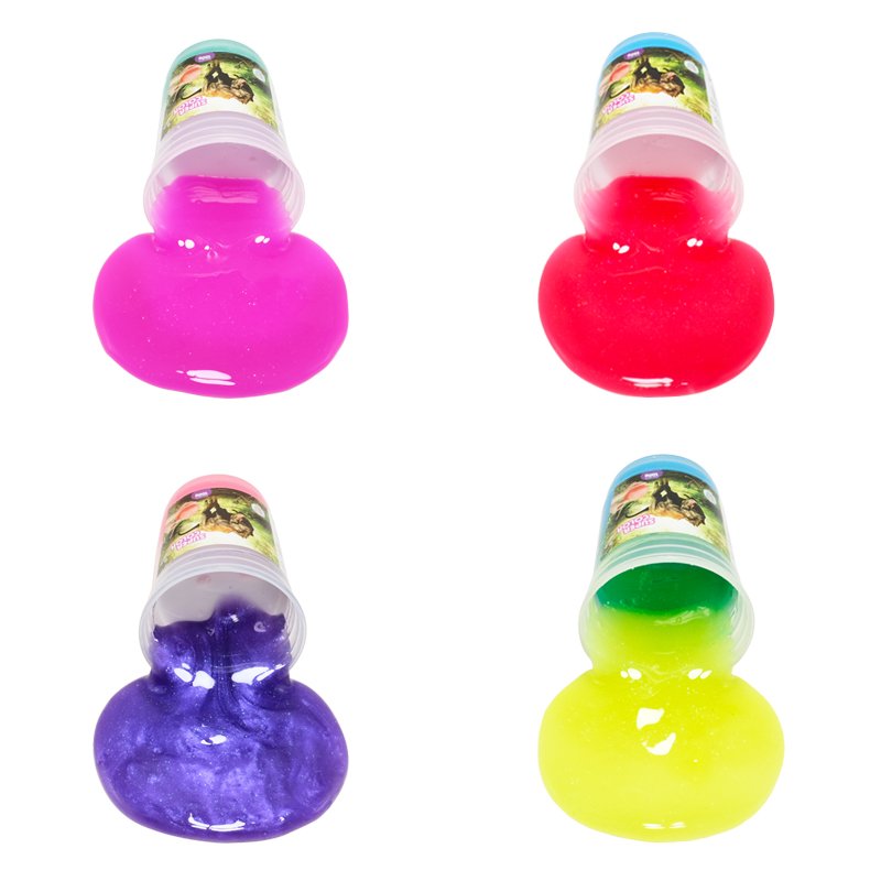 Slime Dino Theme Foam Beads Mix DIY Crystal Slime