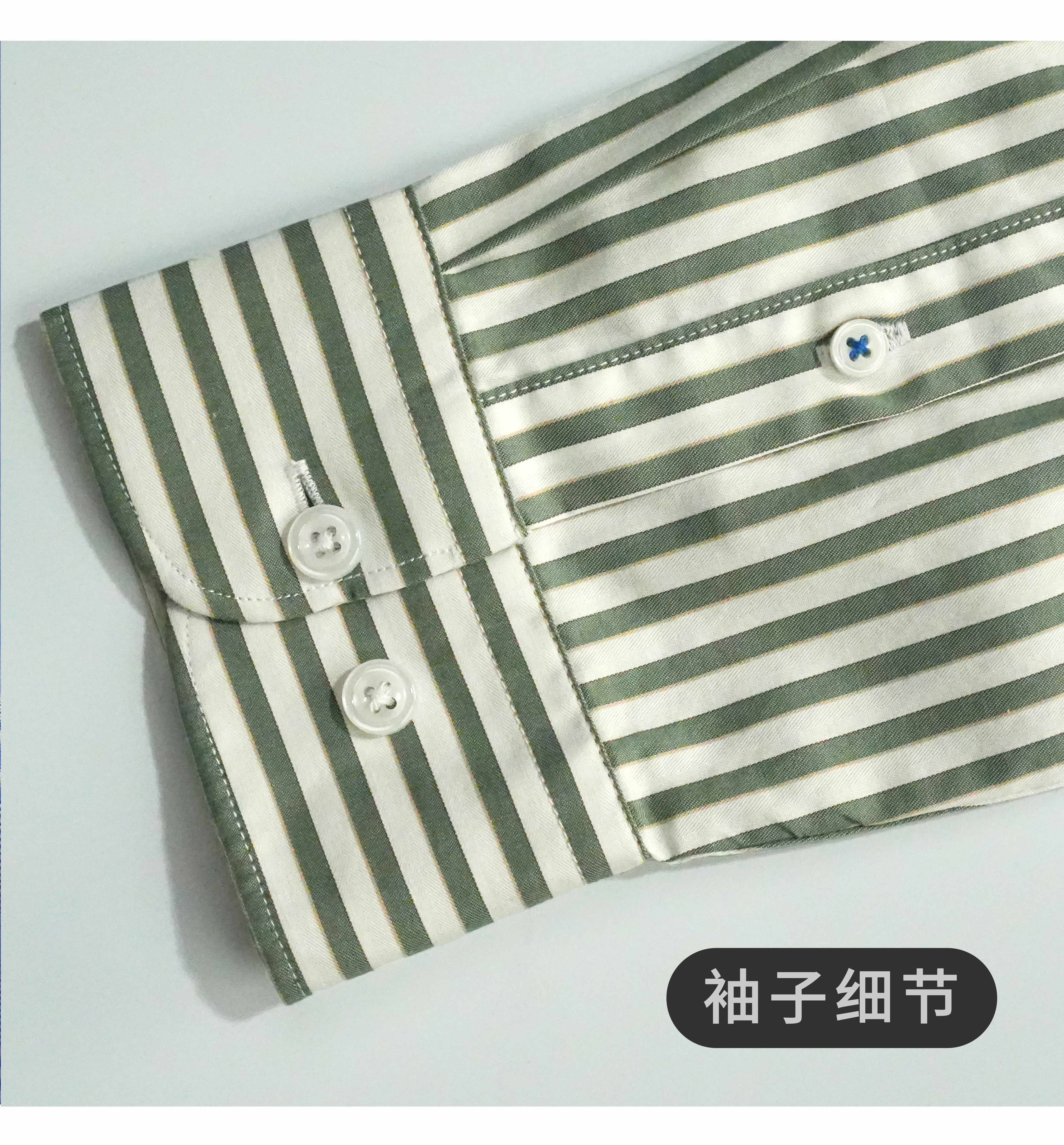 Casual Shirts Men's pure cotton striped shirt