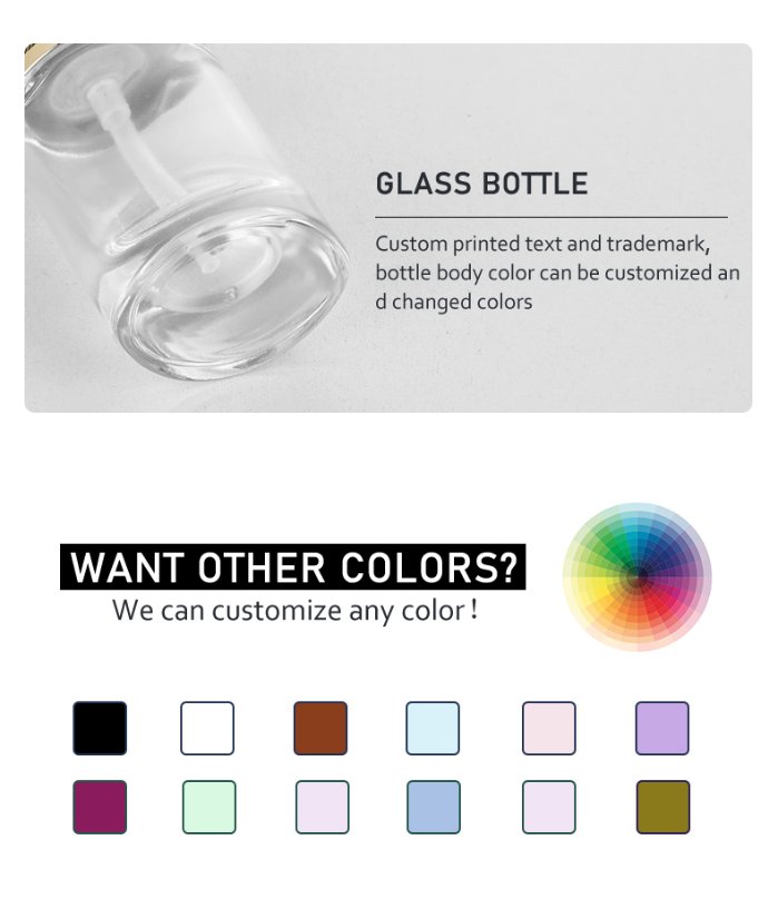 base de maquillaje líquida 30ml Premium Diamond-Pattern Glass Foundation Bottle – Customizable Colors