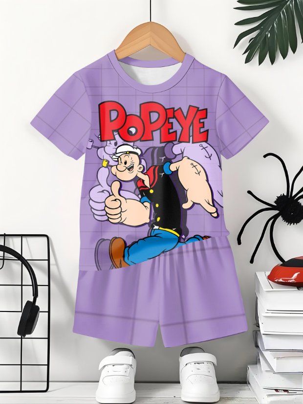 Older Kids' T-Shirt Set Big Kids' T-Shirt + Shorts Set