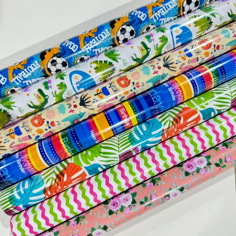 卡通礼品包装纸 Cartoon Gift Wrapping Paper 