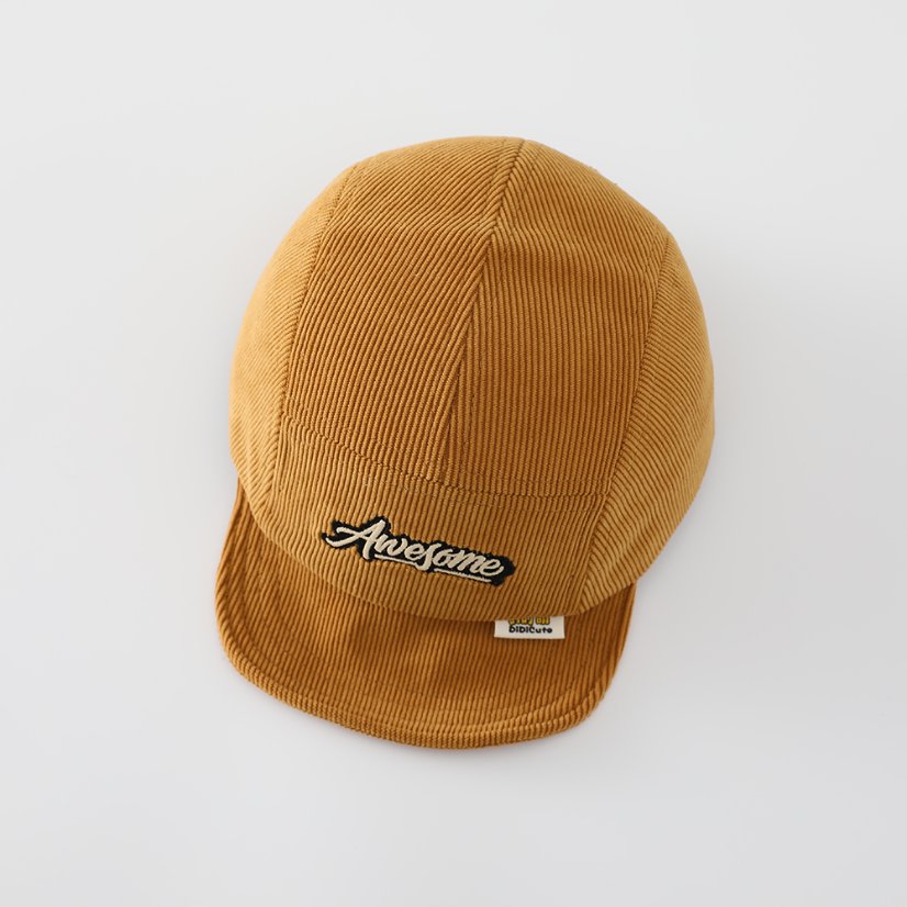 Autumn Style Light Corduroy Awesome Cap